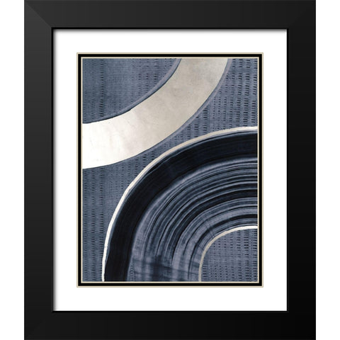 Micron I Black Modern Wood Framed Art Print with Double Matting by Lam, Vanna