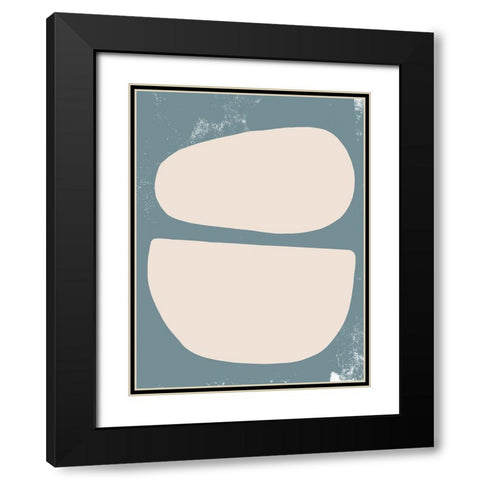 Sage and Sandstone I Black Modern Wood Framed Art Print with Double Matting by Green, Jacob