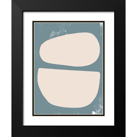 Sage and Sandstone I Black Modern Wood Framed Art Print with Double Matting by Green, Jacob