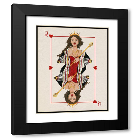 Royal Suits I Black Modern Wood Framed Art Print with Double Matting by Popp, Grace