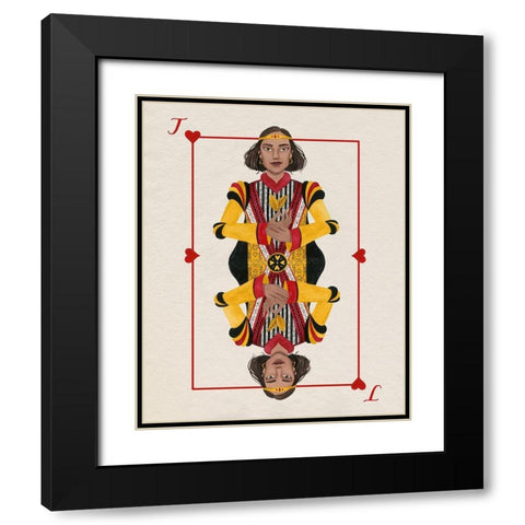 Royal Suits III Black Modern Wood Framed Art Print with Double Matting by Popp, Grace