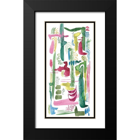 Hypothetical II Black Modern Wood Framed Art Print with Double Matting by Moore, Regina