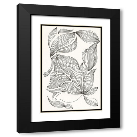 Giddy I Black Modern Wood Framed Art Print with Double Matting by Moore, Regina