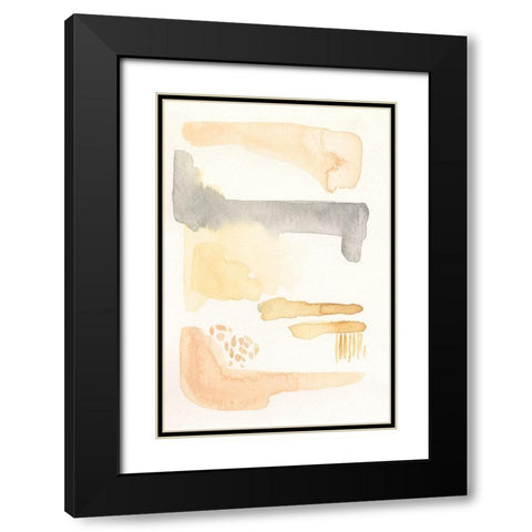 Faint Tinge I Black Modern Wood Framed Art Print with Double Matting by Moore, Regina