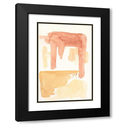 Desert Tint I Black Modern Wood Framed Art Print with Double Matting by Moore, Regina