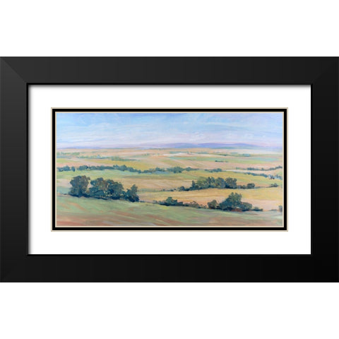 Outlook II Black Modern Wood Framed Art Print with Double Matting by OToole, Tim