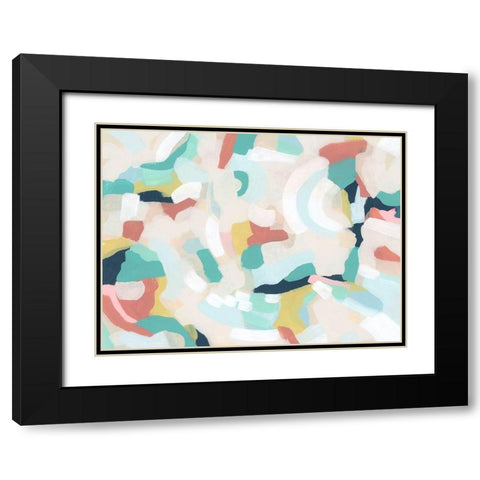 Wave Pool I Black Modern Wood Framed Art Print with Double Matting by Vess, June Erica
