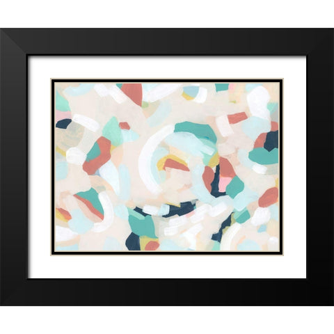 Wave Pool II Black Modern Wood Framed Art Print with Double Matting by Vess, June Erica