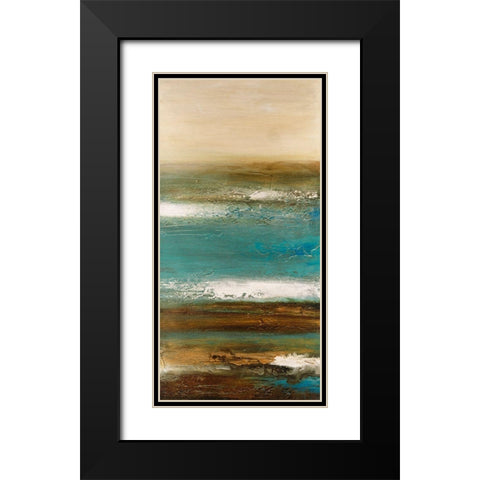 Embellished Lullaby I Black Modern Wood Framed Art Print with Double Matting by Bramma, Lila