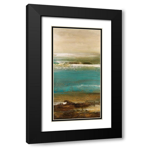 Embellished Lullaby II Black Modern Wood Framed Art Print with Double Matting by Bramma, Lila