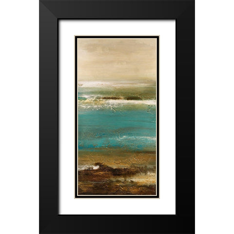 Embellished Lullaby II Black Modern Wood Framed Art Print with Double Matting by Bramma, Lila