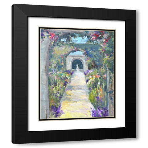 Peaceful Passage Black Modern Wood Framed Art Print with Double Matting by Stevens, Allayn