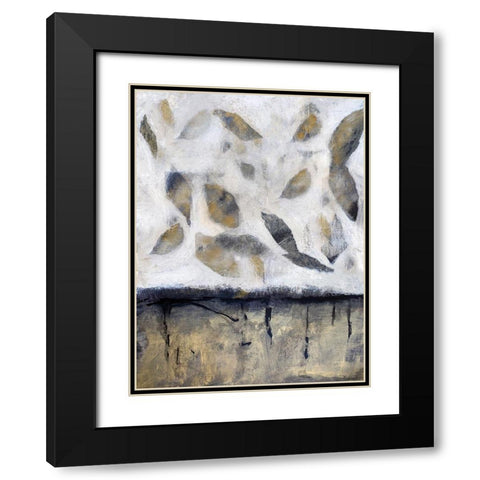 Falling Up in Taupe I Black Modern Wood Framed Art Print with Double Matting by Bagnato, Judi