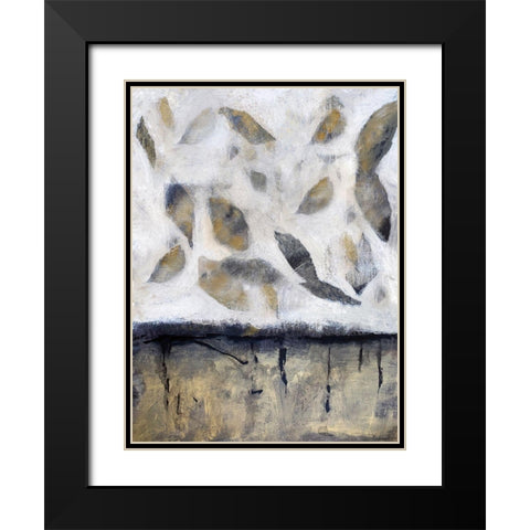 Falling Up in Taupe I Black Modern Wood Framed Art Print with Double Matting by Bagnato, Judi