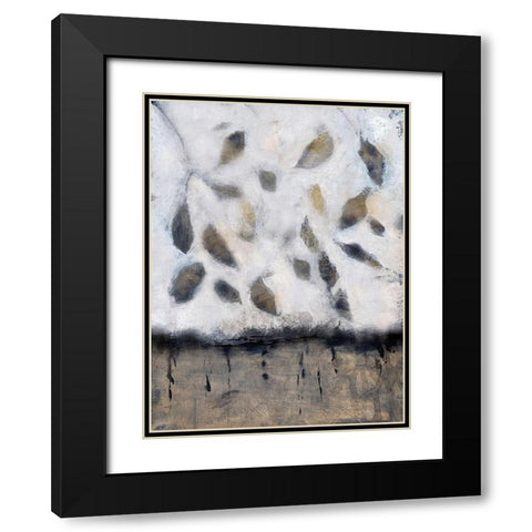 Falling Up in Taupe II Black Modern Wood Framed Art Print with Double Matting by Bagnato, Judi