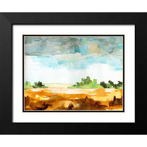 Open Skies I Black Modern Wood Framed Art Print with Double Matting by McCreery, Paul
