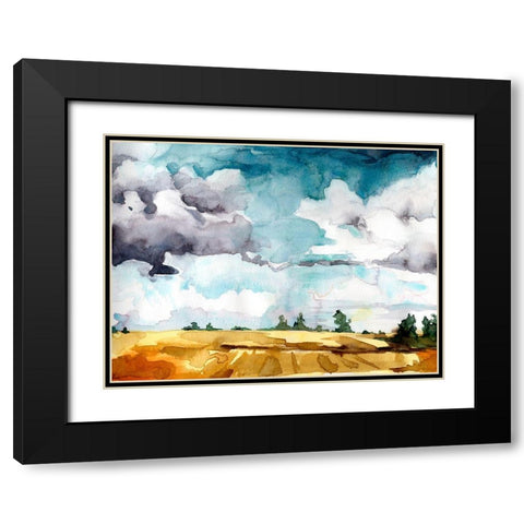 Open Skies III Black Modern Wood Framed Art Print with Double Matting by McCreery, Paul