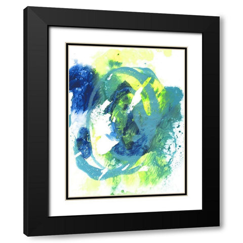 Positive Vibes II Black Modern Wood Framed Art Print with Double Matting by Combs, Joyce