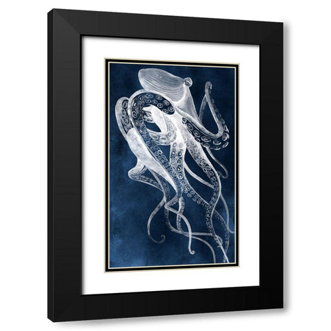 Octopus Sway II Black Modern Wood Framed Art Print with Double Matting by Popp, Grace