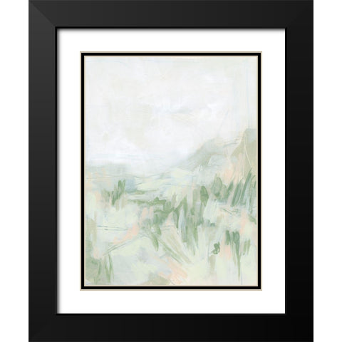 Desert Grasses I Black Modern Wood Framed Art Print with Double Matting by Vess, June Erica