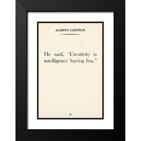 Notable Quotes IV Black Modern Wood Framed Art Print with Double Matting by Vision Studio