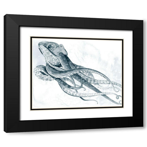 Drifting Tentacles II Black Modern Wood Framed Art Print with Double Matting by Popp, Grace