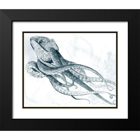 Drifting Tentacles II Black Modern Wood Framed Art Print with Double Matting by Popp, Grace