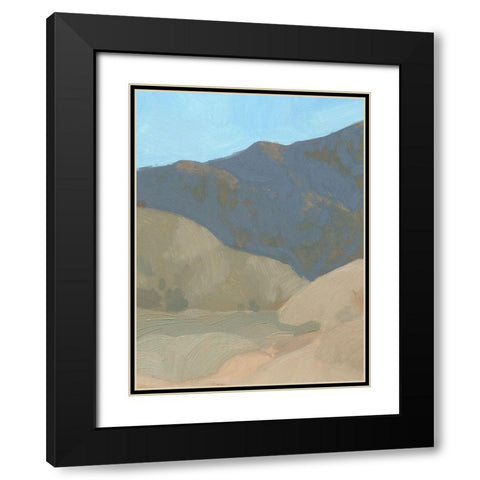Saddle Mountain IV Black Modern Wood Framed Art Print with Double Matting by Green, Jacob