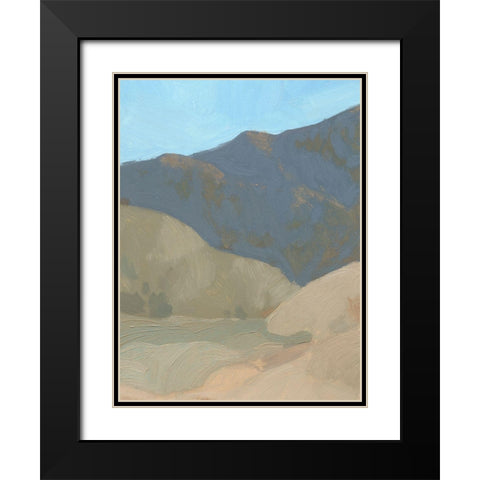 Saddle Mountain IV Black Modern Wood Framed Art Print with Double Matting by Green, Jacob