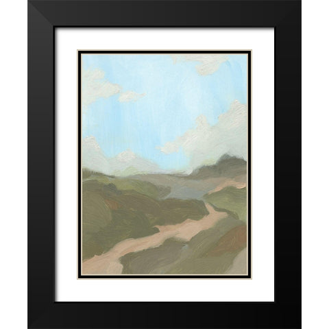 Summer Wayside II Black Modern Wood Framed Art Print with Double Matting by Green, Jacob