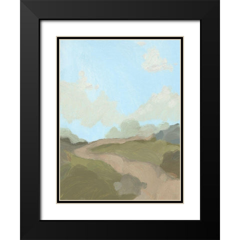 Summer Wayside III Black Modern Wood Framed Art Print with Double Matting by Green, Jacob