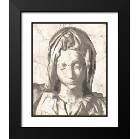 Classical Study III Black Modern Wood Framed Art Print with Double Matting by Saunders, Alonzo