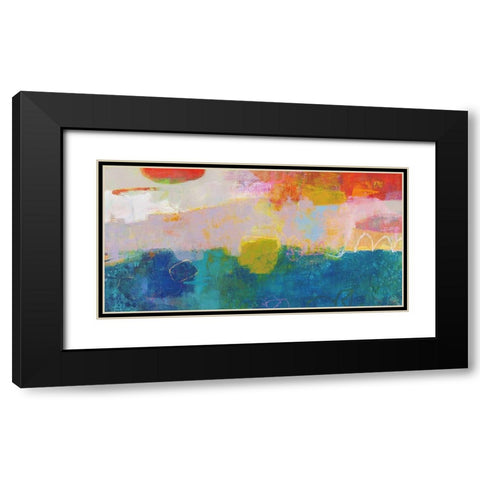 Revenir II Black Modern Wood Framed Art Print with Double Matting by Jachimiec, Sue