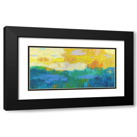 Revenir III Black Modern Wood Framed Art Print with Double Matting by Jachimiec, Sue