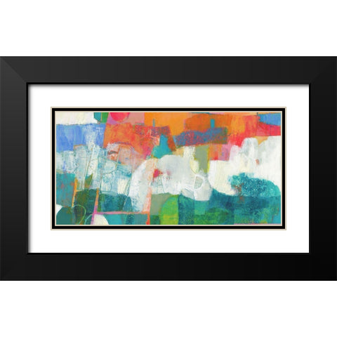 Revenir IV Black Modern Wood Framed Art Print with Double Matting by Jachimiec, Sue