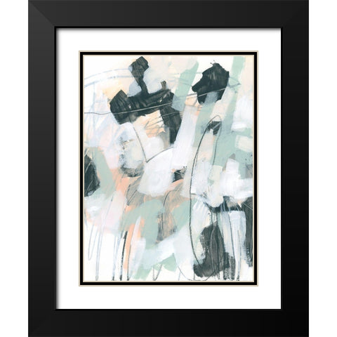 Tempered Sketch I Black Modern Wood Framed Art Print with Double Matting by Vess, June Erica