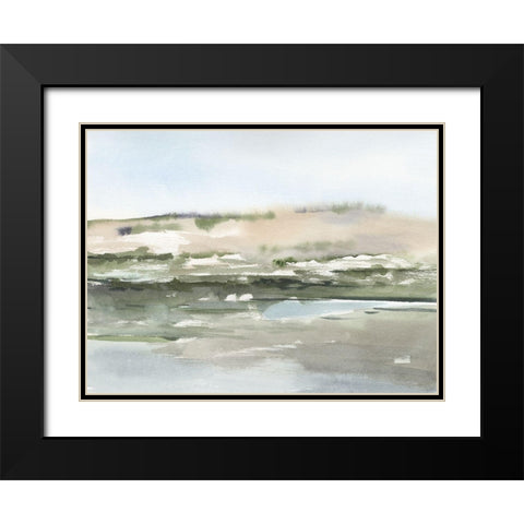 Valley Oasis I Black Modern Wood Framed Art Print with Double Matting by Harper, Ethan