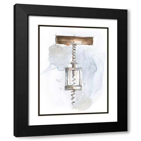 Corkscrew Variety I Black Modern Wood Framed Art Print with Double Matting by Harper, Ethan