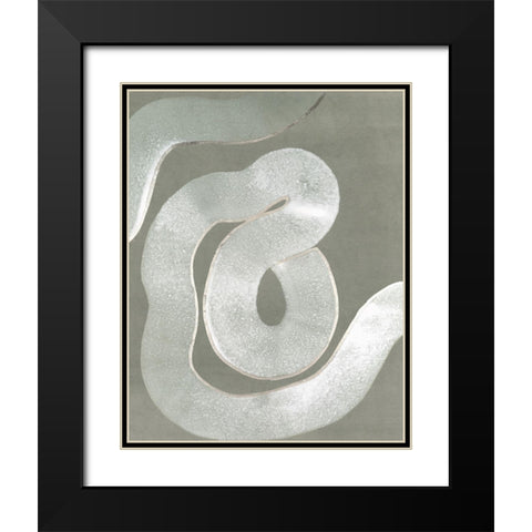 Rhizomes I Black Modern Wood Framed Art Print with Double Matting by Lam, Vanna