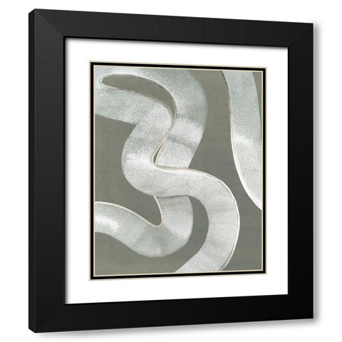 Rhizomes II Black Modern Wood Framed Art Print with Double Matting by Lam, Vanna