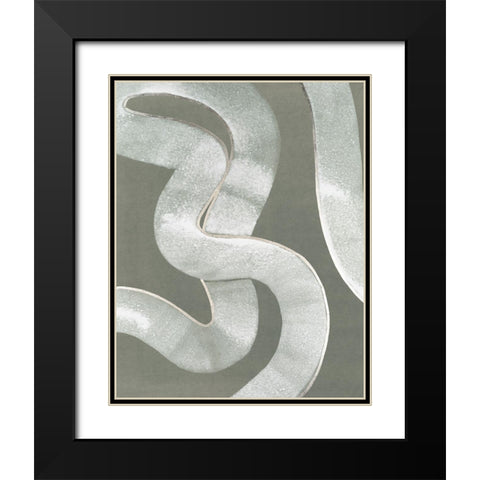 Rhizomes II Black Modern Wood Framed Art Print with Double Matting by Lam, Vanna