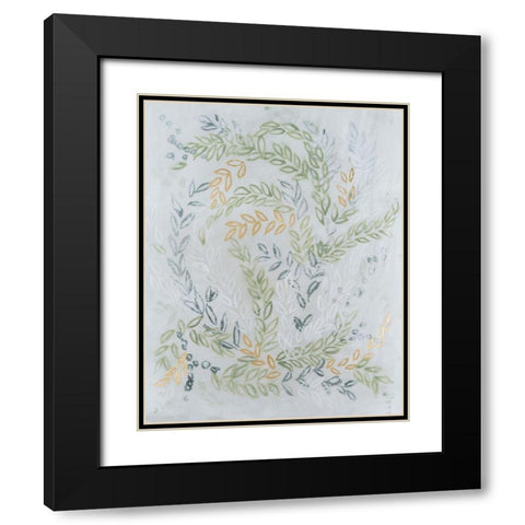 Germinate I Black Modern Wood Framed Art Print with Double Matting by Lam, Vanna