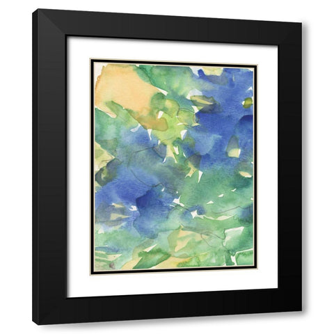 Fanciful Flora I Black Modern Wood Framed Art Print with Double Matting by Dixon, Samuel