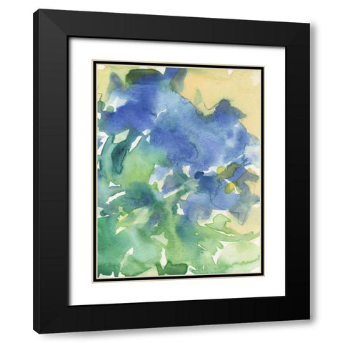 Fanciful Flora IV Black Modern Wood Framed Art Print with Double Matting by Dixon, Samuel