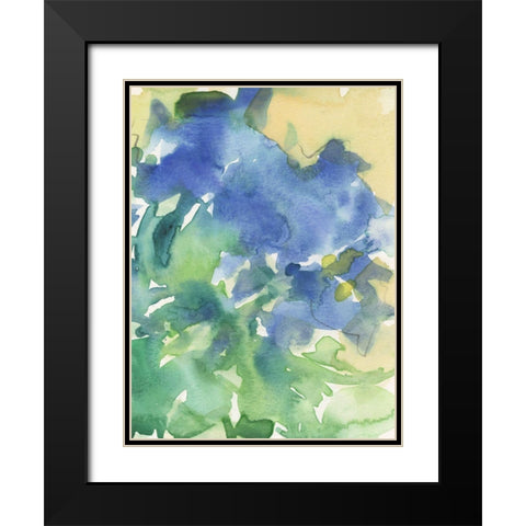 Fanciful Flora IV Black Modern Wood Framed Art Print with Double Matting by Dixon, Samuel