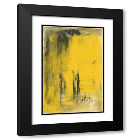 The Ginkgo Forest II Black Modern Wood Framed Art Print with Double Matting by Dixon, Samuel