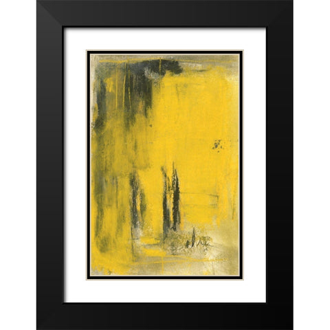 The Ginkgo Forest II Black Modern Wood Framed Art Print with Double Matting by Dixon, Samuel