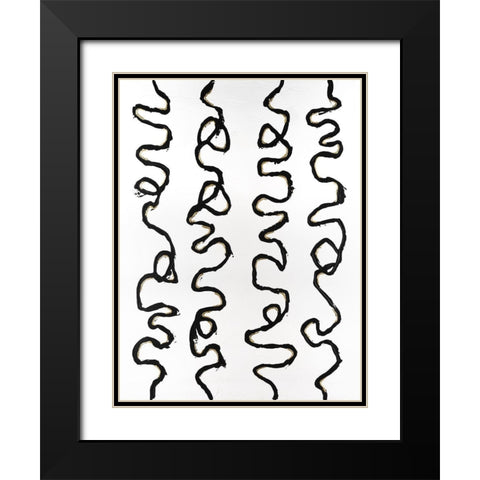 Sidetracked II Black Modern Wood Framed Art Print with Double Matting by Willett, Michael