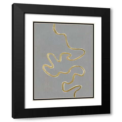 Oxbow IV Black Modern Wood Framed Art Print with Double Matting by Willett, Michael