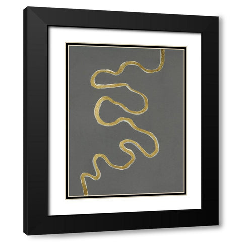 Oxbow VI Black Modern Wood Framed Art Print with Double Matting by Willett, Michael
